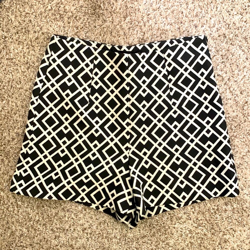 Zara print shorts